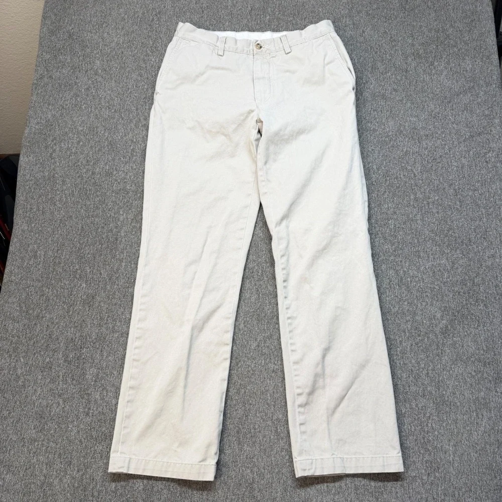 Polo Ralph Lauren Classic Fit Chino Pants Mens 32x32 Beige Cotton Twill Trousers
